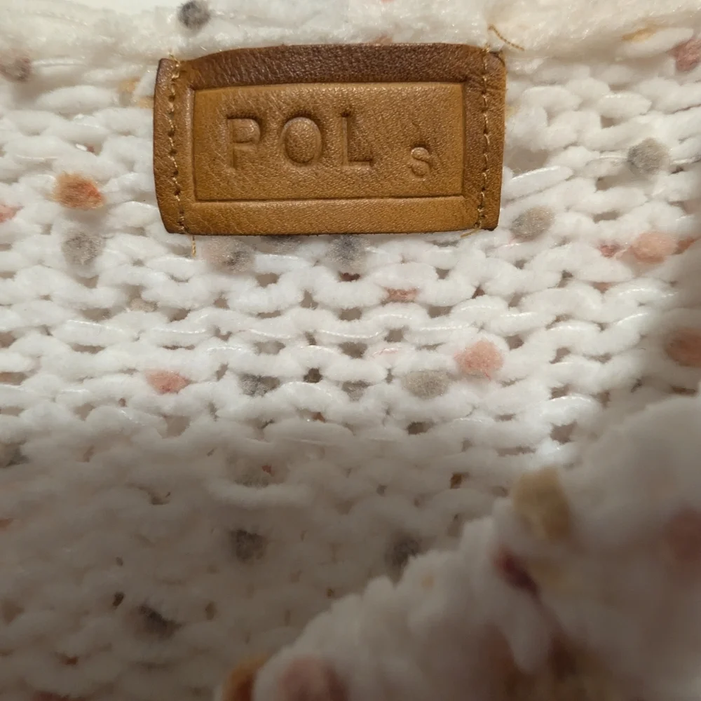 POL Chunky Knit Confetti Hoodie distressed oversized sweater Small Chenille Soft